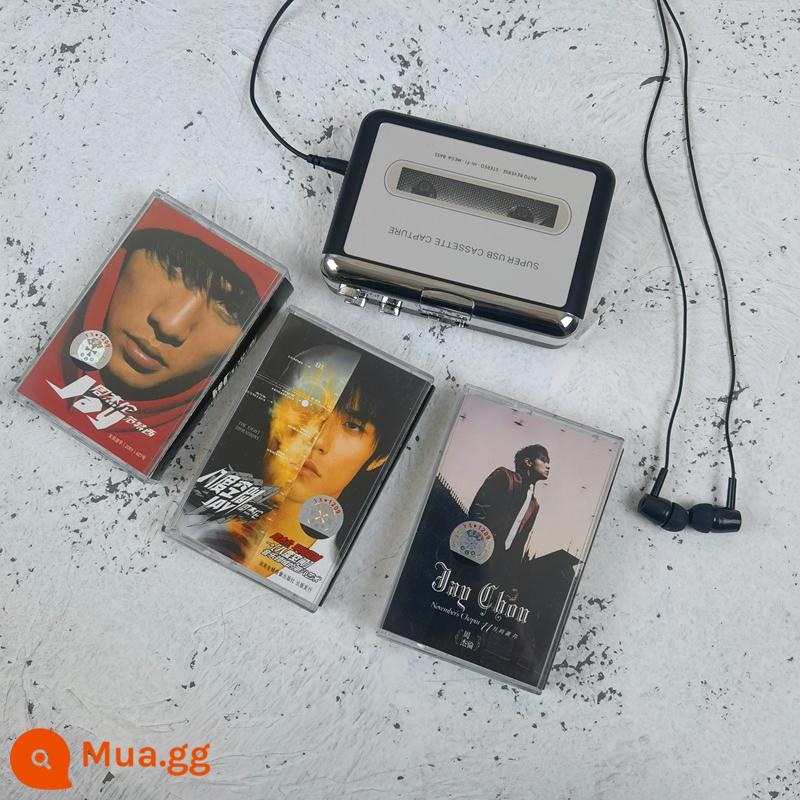 Kiện năm băng Máy nghe nhạc Walkman Wubai LastDance Biển cam hoàng hôn xe tốc độ Châu Kiệt Luân EVA - Máy cassette retro plus (chọn 6 cassette)