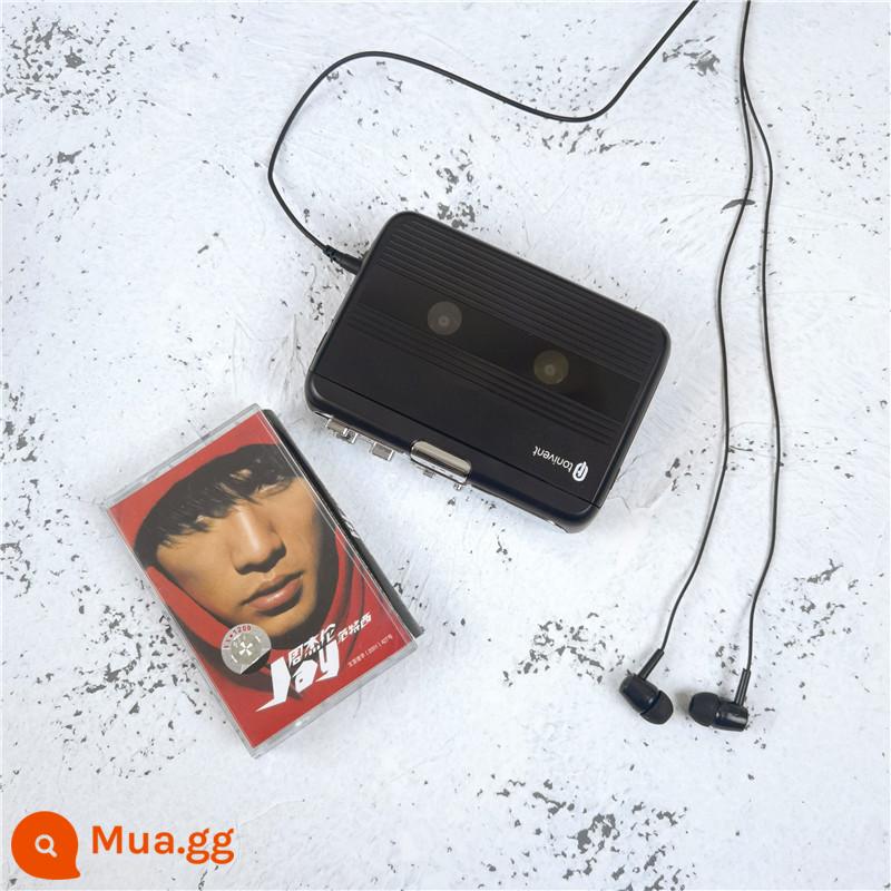 Máy nghe nhạc Walkman kiểu cũ máy nghe nhạc cassette Chức năng đài FM Nguồn điện USB để gửi EVA Jay Chou hoài cổ - Đài FM Walkman (màu đen, có sẵn băng bất kỳ)