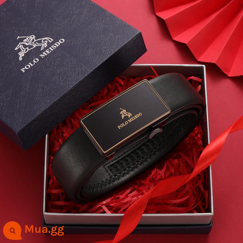 Anh Quốc Ralph Lauren Polo Chính Thức Hàng Đầu Store Thắt Lưng Nam Da Thật Tự Động Bên Trong Khóa Thắt Lưng Nam Thanh Niên Kinh Doanh Dây Triều - [SF Express Miễn phí Vận chuyển] PL600467 Khấu trừ nội bộ