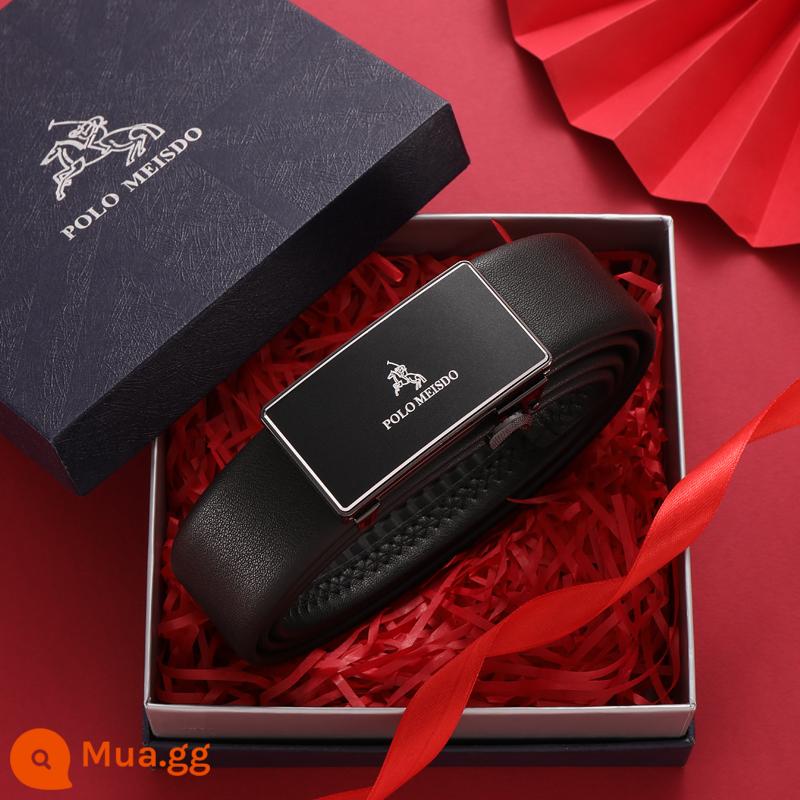 Anh Quốc Ralph Lauren Polo Chính Thức Hàng Đầu Store Thắt Lưng Nam Da Thật Tự Động Bên Trong Khóa Thắt Lưng Nam Thanh Niên Kinh Doanh Dây Triều - [SF miễn phí vận chuyển] PL600466 Khóa bên trong