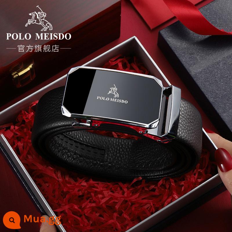 Anh Polo Ralph Lauren Chính Thức Chính Hãng Thắt Lưng Nam Da Nam Khóa Tự Động Thắt Lưng Thương Hiệu Cao Cấp Phù Hợp Với Thanh Niên Thắt Lưng - [SF Express] PL7 tặng kèm [hộp quà tặng tại quầy] màu bạc