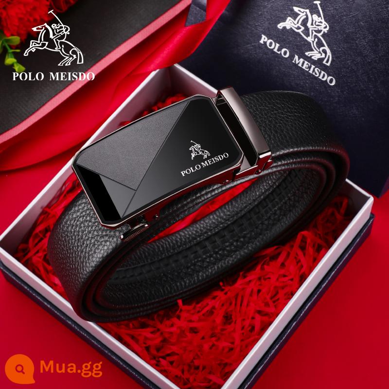 Anh Polo Ralph Lauren Chính Thức Chính Hãng Thắt Lưng Nam Da Nam Khóa Tự Động Thắt Lưng Thương Hiệu Cao Cấp Phù Hợp Với Thanh Niên Thắt Lưng - [SF Express] PL362 đi kèm [Hộp quà tặng quầy] Màu Gunmetal