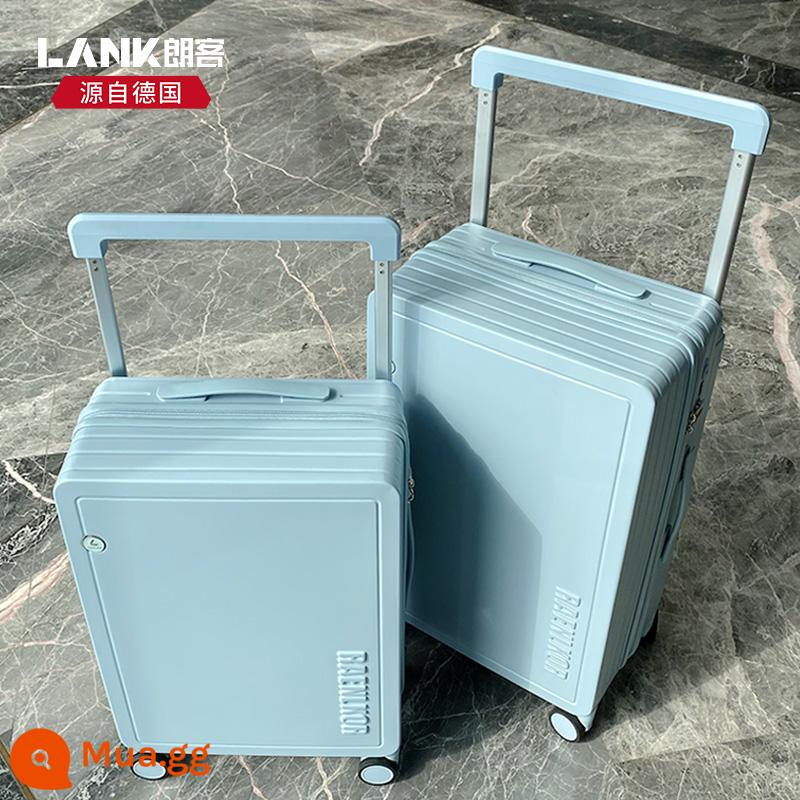 Langke vali màu đỏ mẹ hộp rộng xe đẩy nữ 20 inch mới nội trú du lịch cưới cô dâu của hồi môn vali - trời xanh