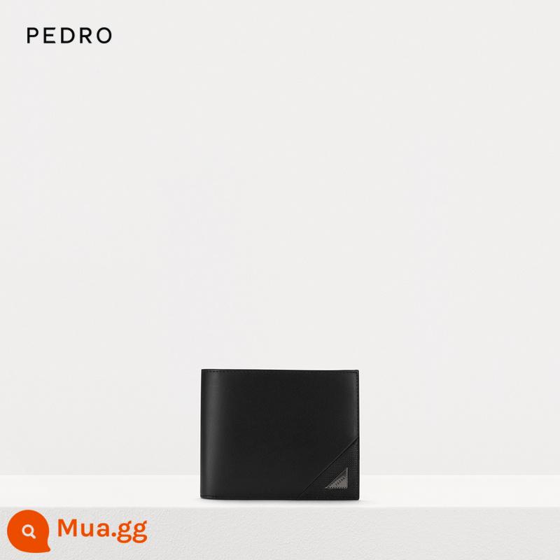 Ví nam da bê PEDRO dành cho doanh nhân nhiều thẻ ghế ví mẹ món quà sinh nhật PM4-16500038 - đen