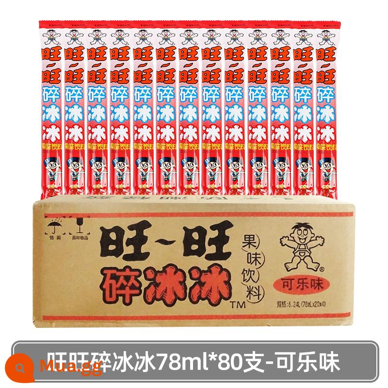 Muốn Muốn Đá Nghiền 78Ml * 80 Cốc Có Hương Vị Que Đông Lạnh Kem Popsicle Hút Đá Thạch Gia Đình Gói Bán Buôn - [Full box] Hương Coke 78ml*80 chai