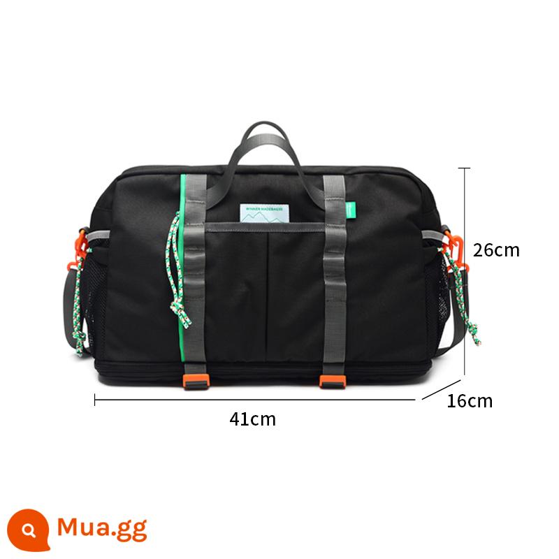 Madebag | Túi du lịch Phụ nữ Túi tập thể dục hạng nhẹ lớn - đen