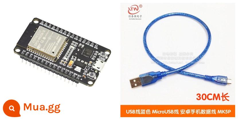 ESP32 ban phát triển WiFi + Bluetooth 2 trong 1 CPU lõi kép tiêu thụ điện năng thấp ESP-32 ban kiểm soát ESP-32S - Phiên bản trình điều khiển CH9102X + cáp USB