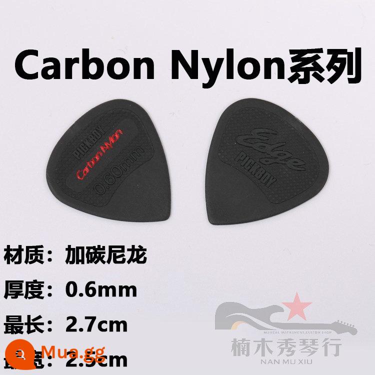 Xuất xứ Nhật Bản Pickboy Clover Carboy Nylon Bộ Sưu Tập Lớn Đa Thông Số Kỹ Thuật Điện Acoustic Đa Năng - Nylon có ga 0,6mm