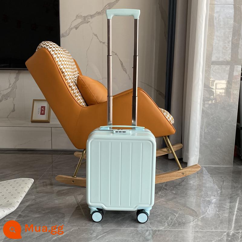 Vali 14inch nữ Spring and Autumn Airliner vali 20×30×40 mini xe đẩy du lịch siêu nhẹ giá rẻ - Bạc hà xanh