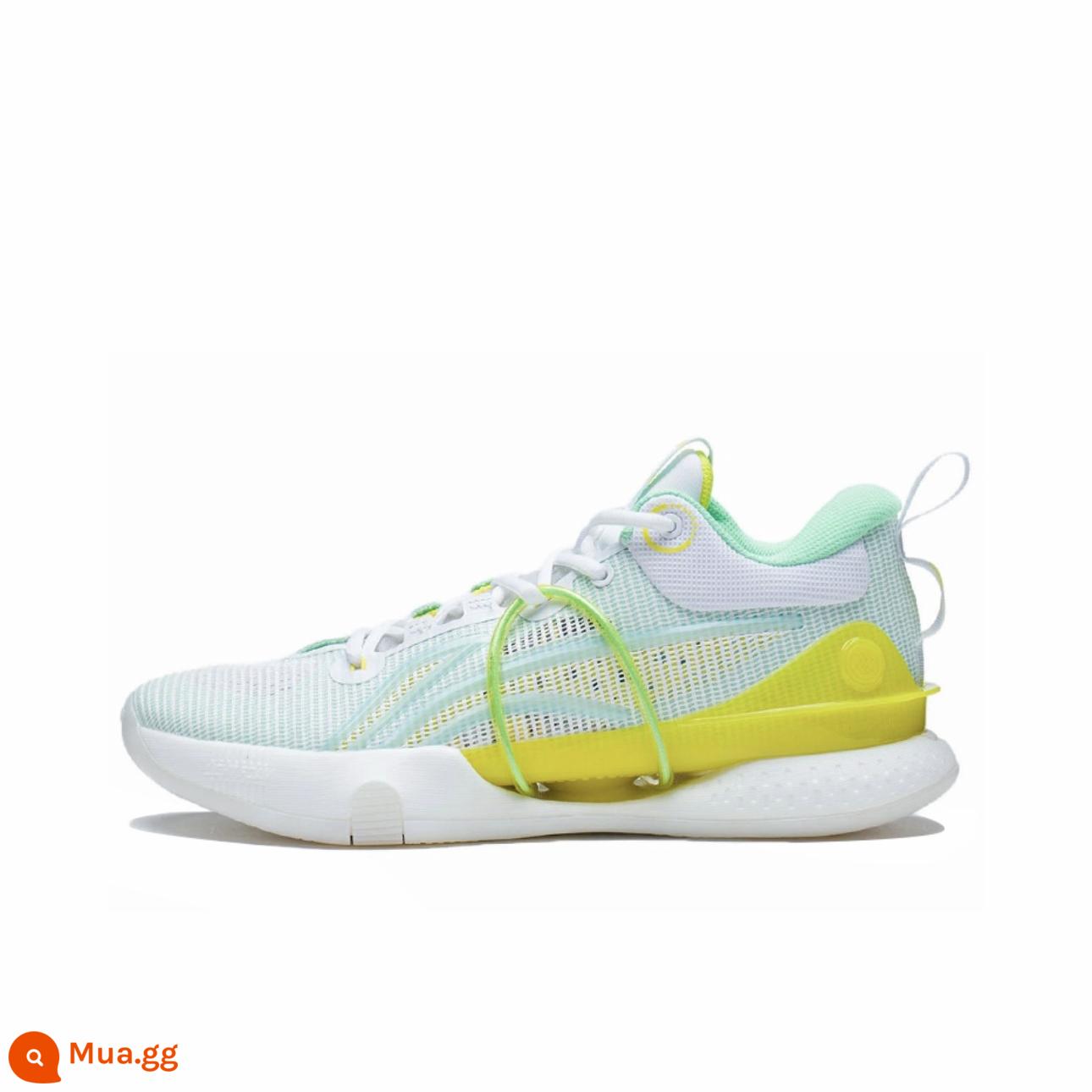 Li Ning Blitz 8 Summer Edition 䨻 giày bóng rổ nam phục hồi đế thấp hấp thụ sốc chống mài mòn hỗ trợ thi đấu giày thi đấu ABAS015 - ABAS015-51 xanh bạc hà nhạt