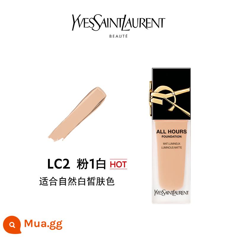 [Danh sách mới] Kem nền YSL Yves Saint Laurent Forever Liquid Foundation Trang điểm mặt mờ siêu mỏng Che khuyết điểm ngoan ngoãn Da dầu Love - [HOT]LC2 | Hồng 1 trắng sáng tự nhiên