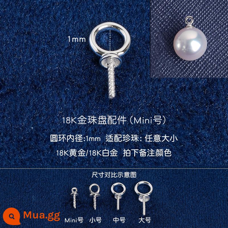 Pearl nâng cao liên kết chênh lệch giá tùy chỉnh phụ kiện khác nhau siêu liên kết chênh lệch giá tùy chỉnh bổ sung siêu liên kết chênh lệch giá - Phụ kiện tấm hạt vàng 18k (Mini size)