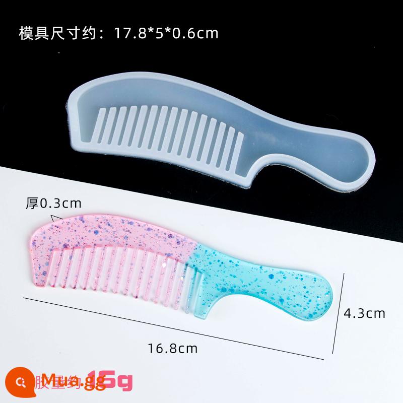 Tình Yêu Mới Lược Khuôn Pha Lê Keo Thủ Công Tự Làm Chất Liệu Keo AB Nhựa Silicone Tự Làm Dễ Thương Và Thiết Thực - Khuôn lược; kiểu 07