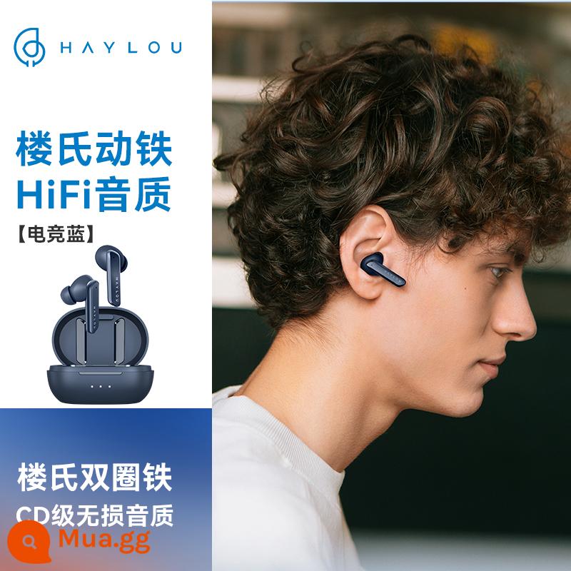 Tai nghe bluetooth không dây HAYLOU W1 vòng sắt di chuyển trong tai thích hợp cho điện thoại di động Apple Huawei Xiaomi 2023 - ⭐ Knowles Double Circle Iron丨Xanh thể thao điện tử