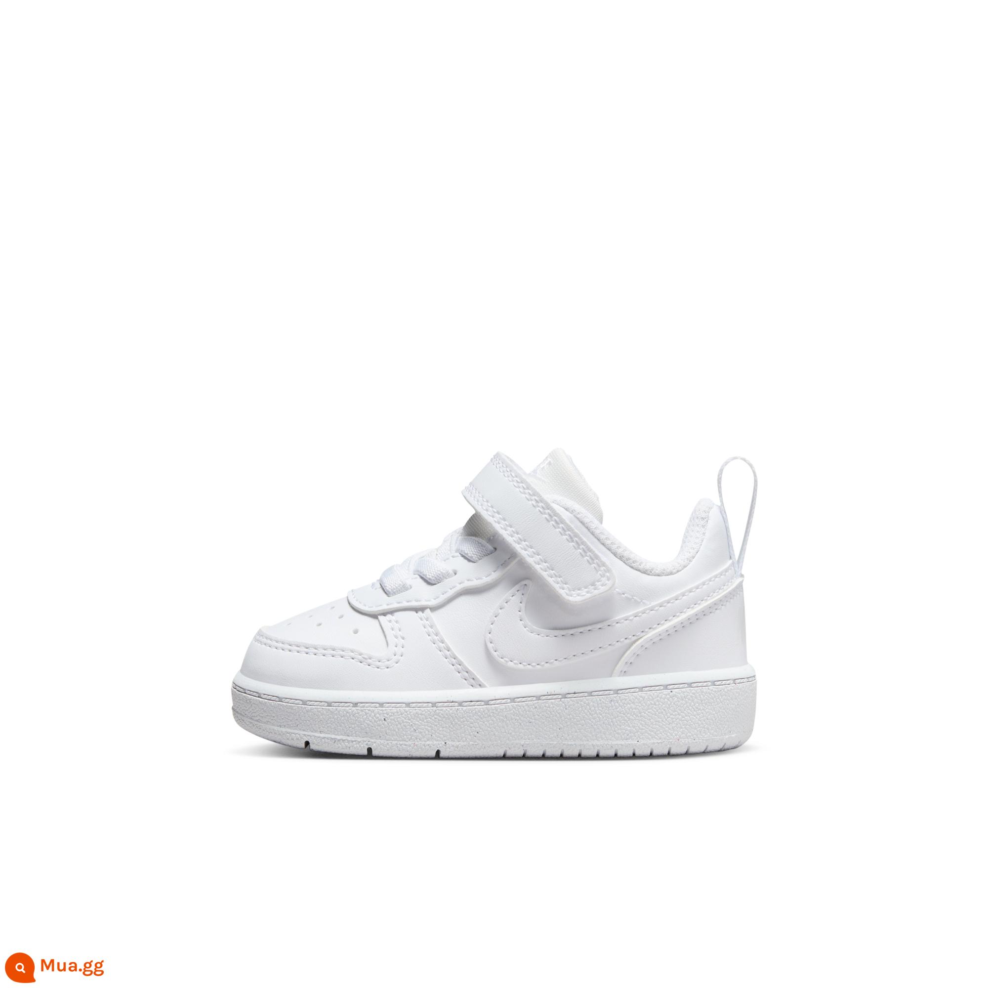 Nike Nike chính thức cho bé trai COURT BOROUGH giày thể thao trẻ em mùa đông giày thể thao cổ thấp DV5458 - 106 trắng/trắng/trắng