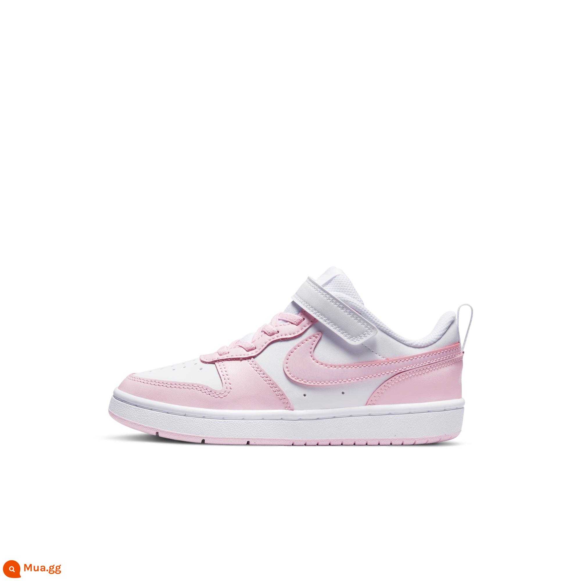 Nike Nike Official Girls COURT BOROUGH LOW 2 Giày thể thao trẻ em DQ0473 - 100 bột trắng/bọt