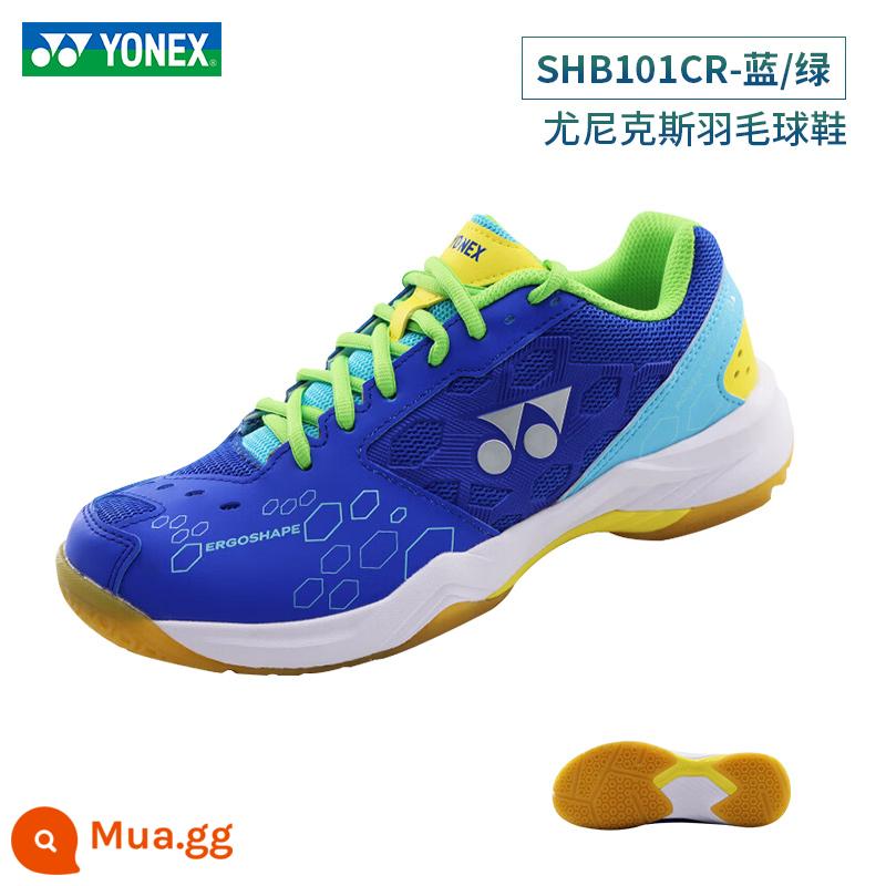 YONEX Giày cầu lông Yonex nam và nữ giày thể thao chuyên nghiệp hàng đầu chống trượt chống trượt YY - Màu mới 101CR xanh xanh cùng kiểu dáng cho nam và nữ