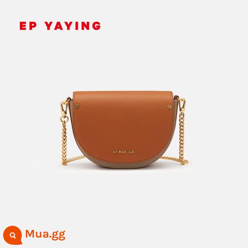 EP YAYING YAYING Túi phụ nữ Cross -body Chain Craft Cater Bag Bag 2022 Mùa thu và mùa đông mới B603A - Màu cà phê