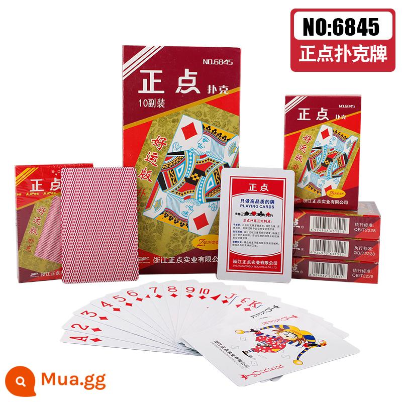 Ký tự lớn đúng hạn Poker cao cấp nguyên hộp 10-100 cặp thẻ Jiujiu Park dày và cứng giá rẻ kinh tế - Đúng giờ 6845