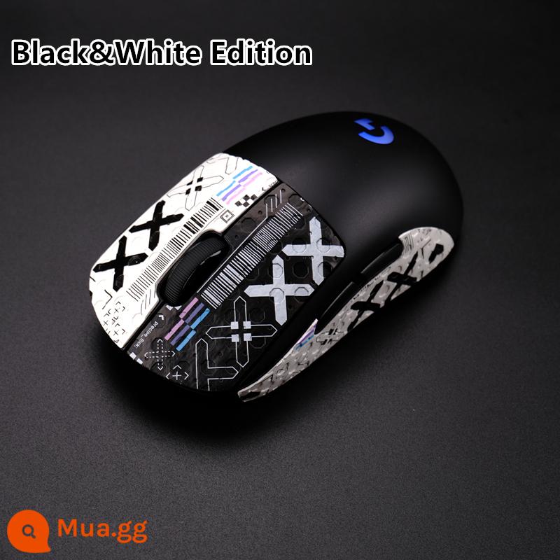 Chuột thấm hút mồ hôi chống trượt miếng dán chống mồ hôi TitanSkins GPW GPW2 độc viper EC2G502 da thằn lằn phiên bản tùy chỉnh - Bộ in đen trắng Lizardskins