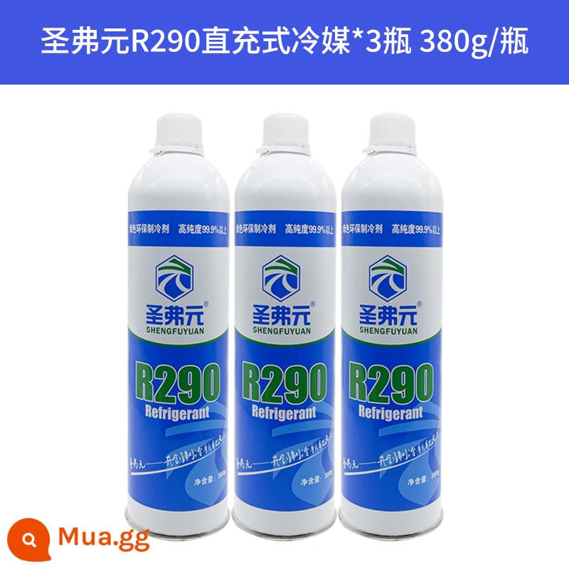 Chất làm lạnh Sanfer nhân dân tệ r290 khí nén súng chất làm lạnh Hốt Tất Liệt p1 siêu năng lượng chất làm lạnh thức ăn Freon kim - Môi chất lạnh Seiyugen 290 [3 chai] loại sạc trực tiếp