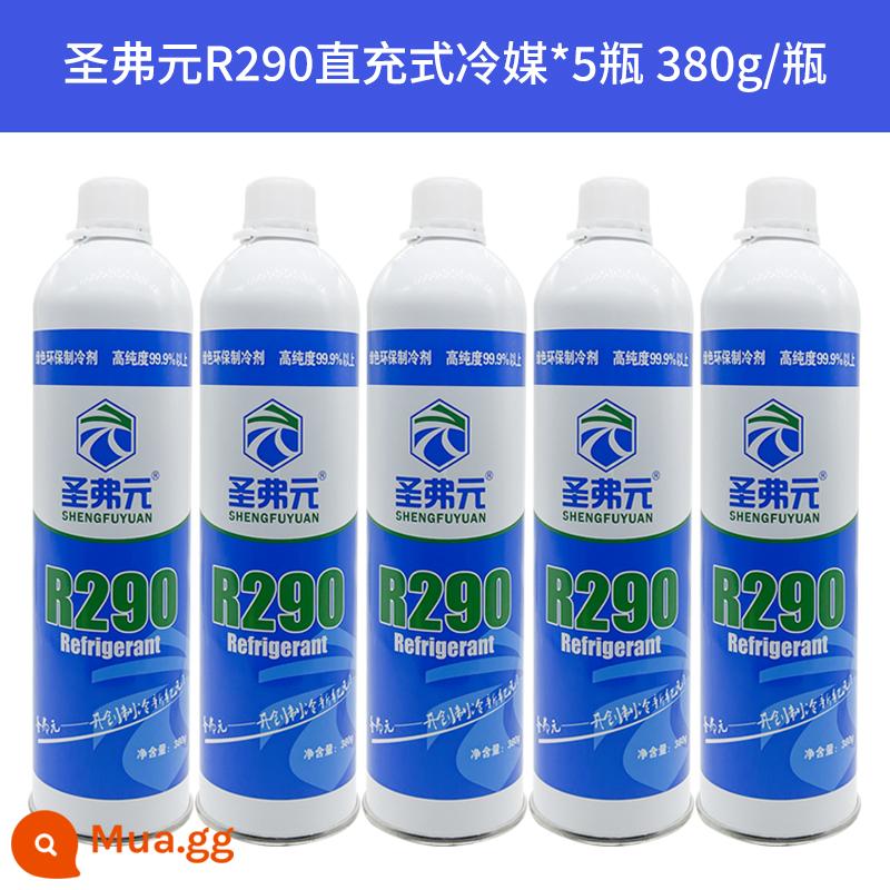 Chất làm lạnh Sanfer nhân dân tệ r290 khí nén súng chất làm lạnh Hốt Tất Liệt p1 siêu năng lượng chất làm lạnh thức ăn Freon kim - Môi chất lạnh Seiyugen 290 [5 chai] loại sạc trực tiếp