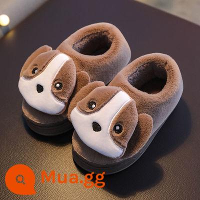 Giày cotton mùa đông cho bé gái 2-9 tuổi chống trượt, vải giữ ấm, giày lông thú chống nước cho bé, dép bông đi trong nhà - Túi và cà phê Q98