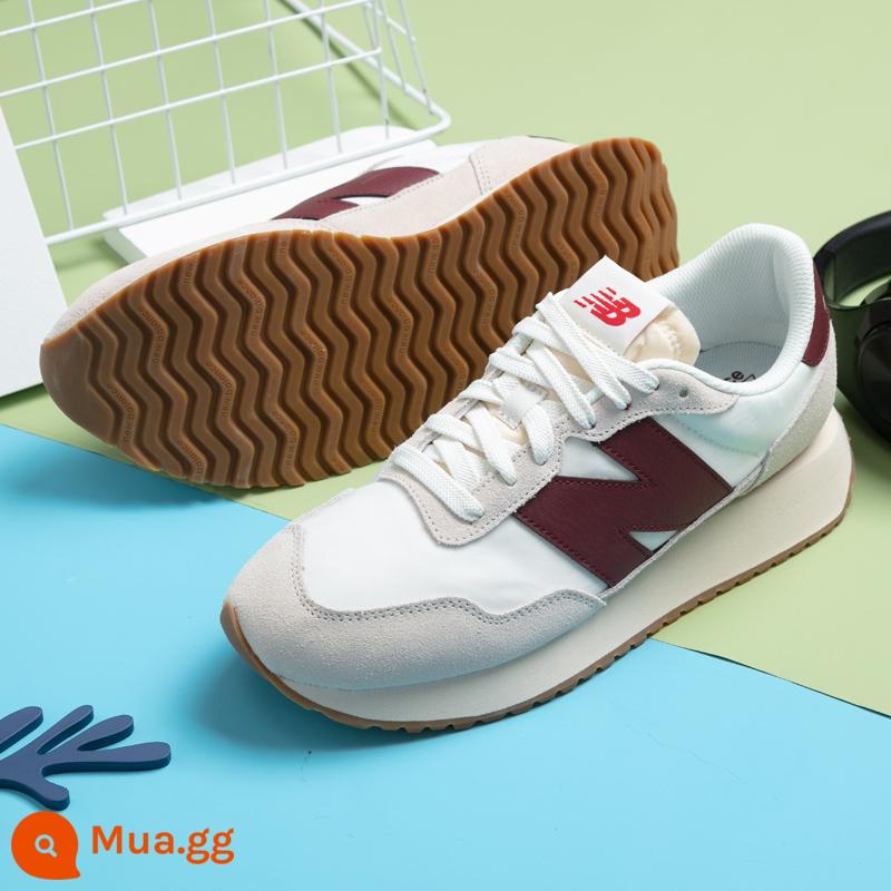 New Balance trang web chính thức flagship nb237 series mùa đông retro giày thể thao nữ giày thể thao nam MS237SC - MS237SB/hình ảnh chính mẫu nóng