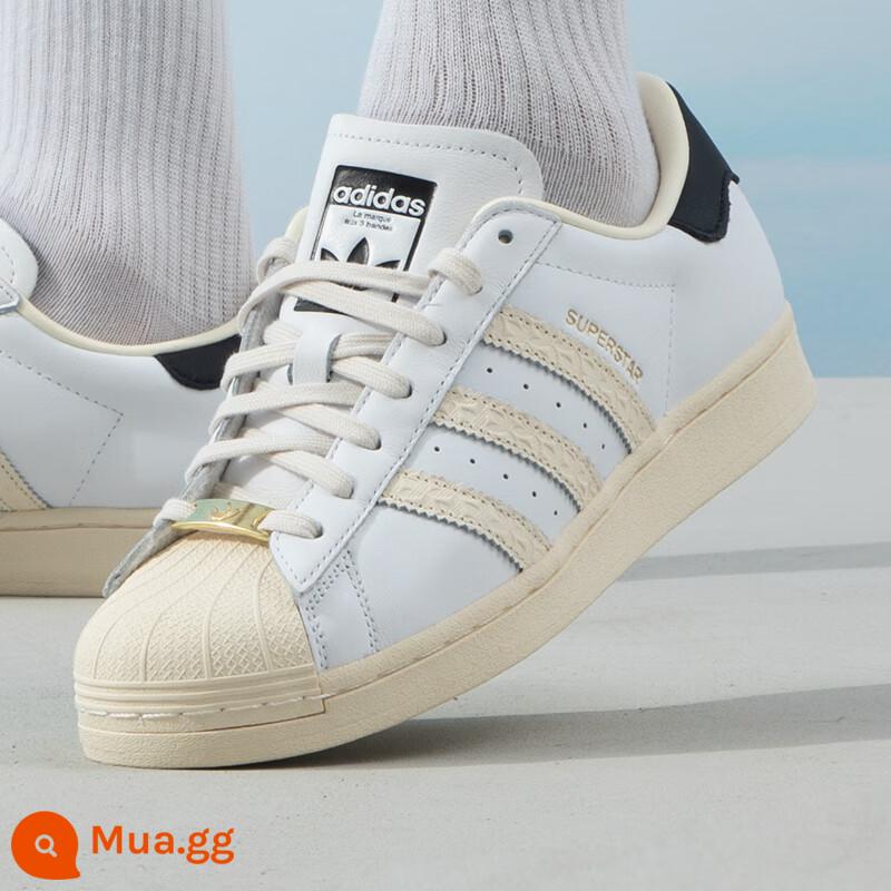 Giày adidas nữ adidas clover chính hãng flagship nhãn vàng vỏ đầu nhỏ giày trắng giày thể thao nam nữ - ID4675/đầu vỏ màu trắng/màu trắng sữa