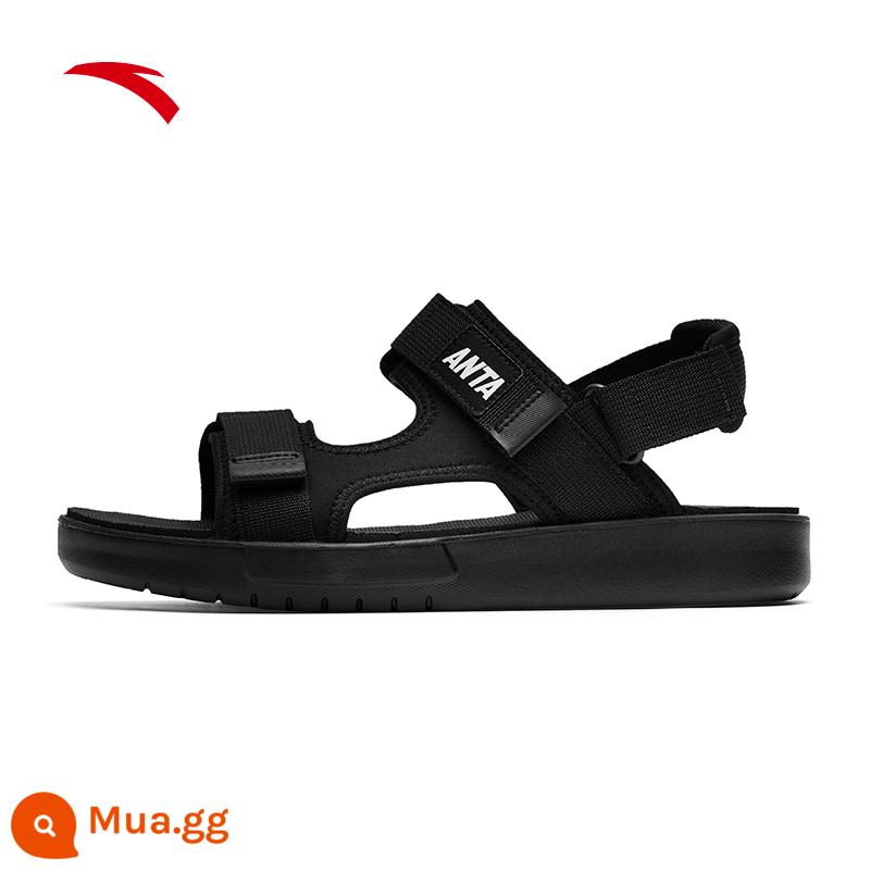 Anta Hách 丨 Giày Sandals Thể Thao Nam Mùa Hè 2023 Mới Nhẹ Thoáng Khí Đế Dày Giày Đế Mềm Tăng Cường - Đen 8505-1