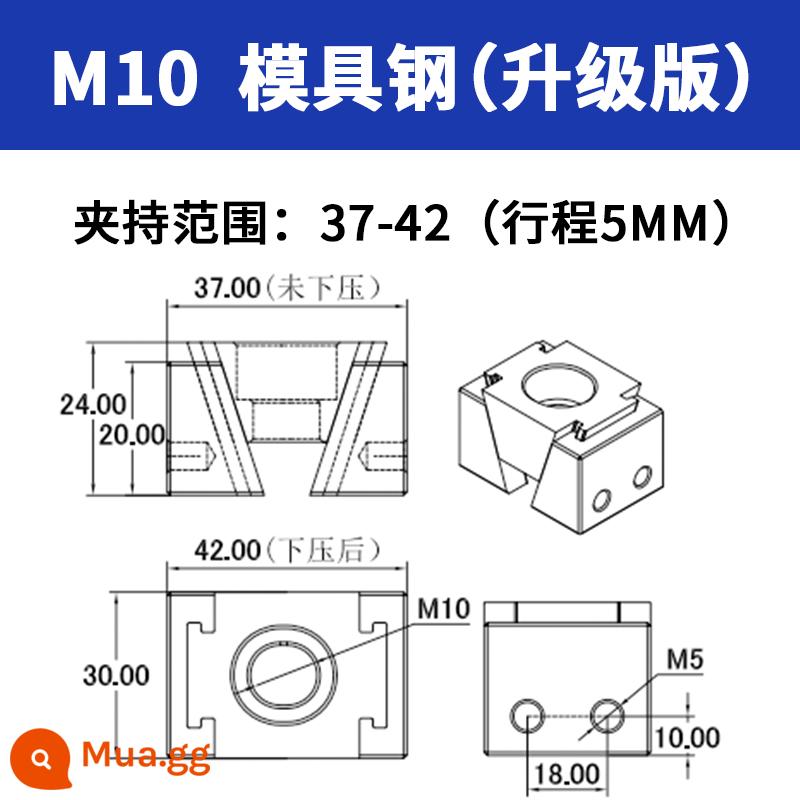 OK lịch thi đấu CNC đa trạm nghiêng kiểu nêm mở rộng trung tâm xử lý khối kẹp cạnh nhau cố định kẹp chính xác - M10 hai chiều