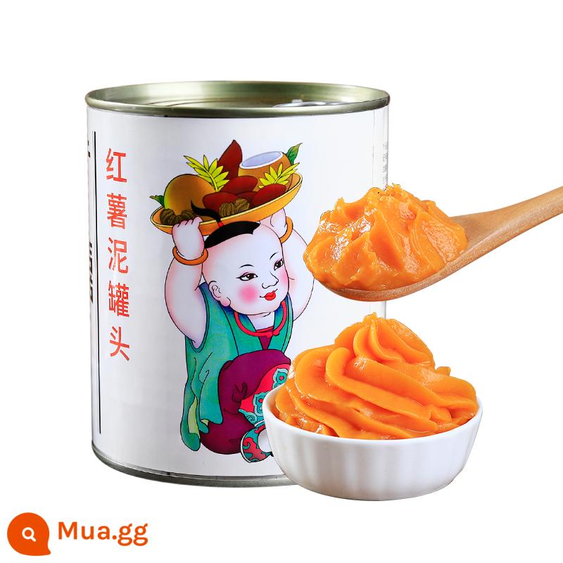 Đậu đỏ đóng hộp Quảng Tây 950g Bột đậu đỏ eo mật nấu đường nano Đậu mật nguyên liệu đặc biệt cho quán trà sữa nướng - Khoai lang xay nhuyễn đóng hộp 900g (nếu đầy sẽ miễn phí giao hàng)