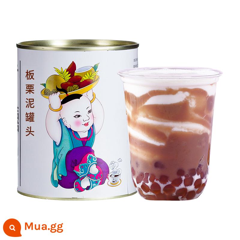 Đậu đỏ đóng hộp Quảng Tây 950g Bột đậu đỏ eo mật nấu đường nano Đậu mật nguyên liệu đặc biệt cho quán trà sữa nướng - Hạt dẻ xay nhuyễn đóng hộp 900g (nếu đầy sẽ không miễn phí giao hàng)