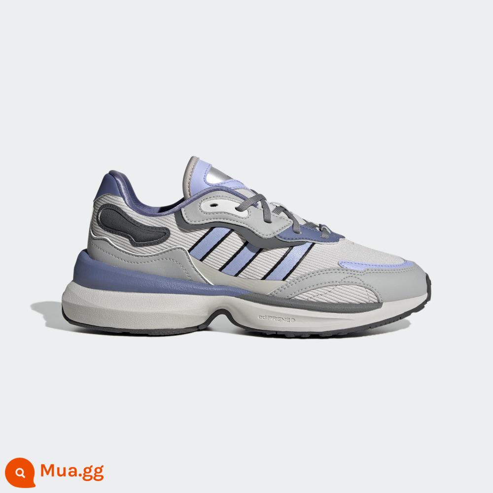 Các cửa hàng chính thức của adidasGiày thể thao cổ điển của phụ nữ adidas clover Giày thể thao cổ điển kiểu cổ điển của ZENTIC - xám nhạt/tím/xám đậm