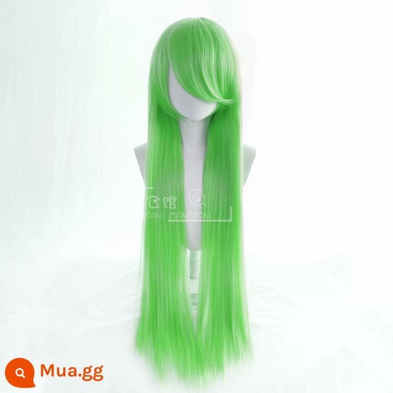 Durian Mansion Universal cos Wig Nữ, Đen và Trắng Nagano Anneea Hands Fake Mao Long Di chuyển anime 1 mét - 15. Phiên bản Green Plus 500g