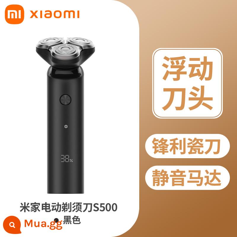 Dao cạo râu điện Xiaomi Mijia S100 hai đầu dành cho nam giới, dao cạo toàn thân có thể giặt được, có thể sạc lại, dao cạo râu di động - Máy cạo râu điện Mijia S500 Regular Express