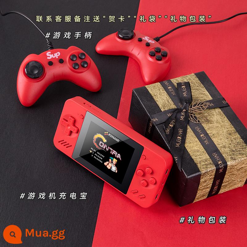 Quà tặng sinh nhật máy chơi game cho nam gửi tặng bạn trai ý nghĩa kỷ niệm 1 năm yêu chồng đốn tim ngày lễ tình nhân - Gói nâng cấp + Cáp AV 5m (màu đỏ sống động)