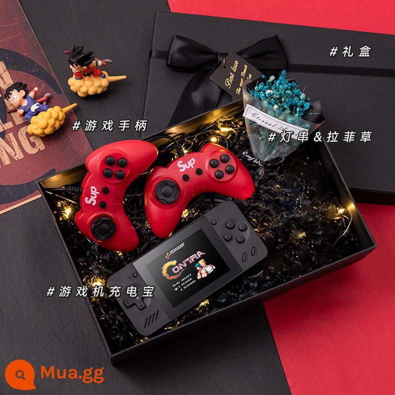 Quà tặng sinh nhật máy chơi game cho nam gửi tặng bạn trai ý nghĩa kỷ niệm 1 năm yêu chồng đốn tim ngày lễ tình nhân - Gói hộp quà tặng cao cấp (đen ngầu)