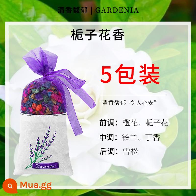 5 túi I car sachet gói thơm xe trang trí xe hương thơm miếng nước hoa xe hơi hương thơm để loại bỏ mùi hôi và khử mùi - [Hàng được chọn lọc kỹ lưỡng]-Gói khử mùi aldehyd thơm Gardenia-[5 gói]