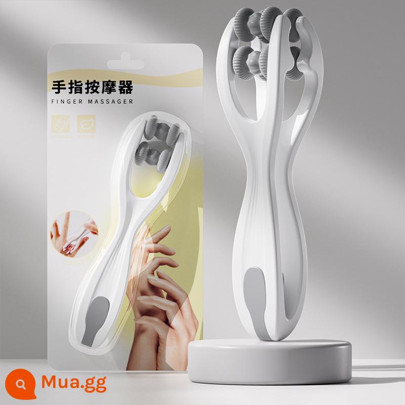 Ngón Tay Máy Mát Xa Tay Khớp Con Lăn Massage Tay Silicone Nhào Mỏng Chuột Truyện Tranh Tay Đa Năng Kẹp Tay - Màu xám [bao bì bìa cứng]