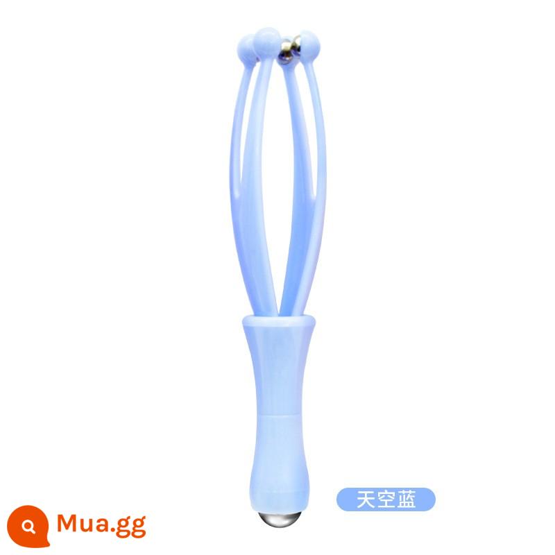 Ngón Tay Máy Mát Xa Tay Khớp Con Lăn Massage Tay Silicone Nhào Mỏng Chuột Truyện Tranh Tay Đa Năng Kẹp Tay - Máy massage ngón tay 5 hạt [xanh]