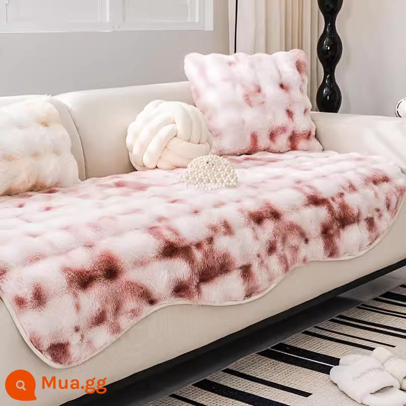 Đệm sofa sang trọng hình đặc biệt mùa thu đông Bắc Âu đơn giản không đều đệm sofa hình đặc biệt mùa đông bọc ghế sofa khăn vải - Bột mềm và có độ dốc mềm