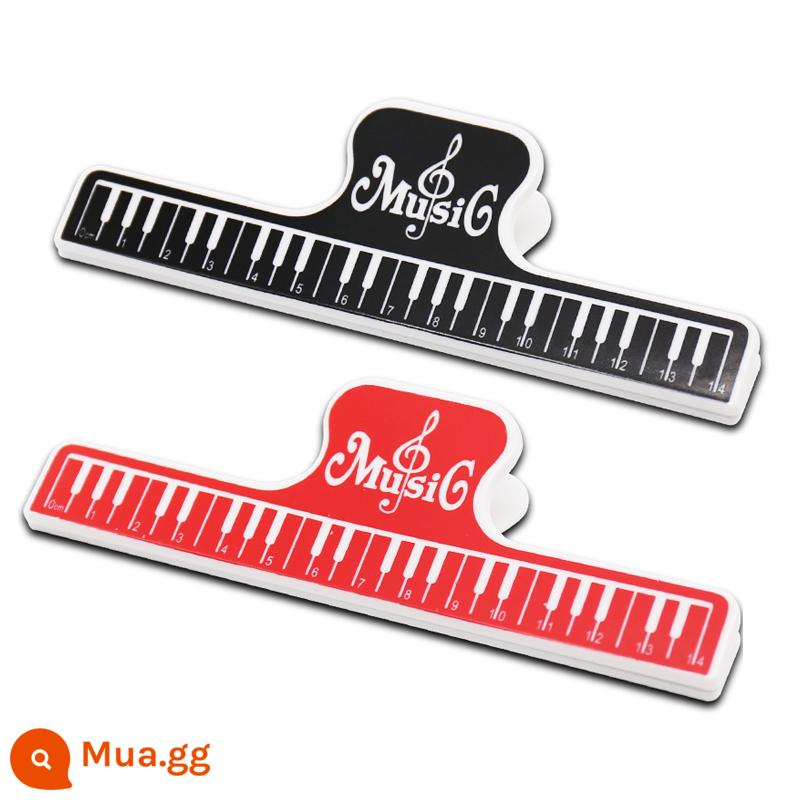 Đoạn nhạc piano sheet nhạc clip note note piano book clip sheet nhạc clip kéo dài thô - Clip chung*2 (đen + đỏ)