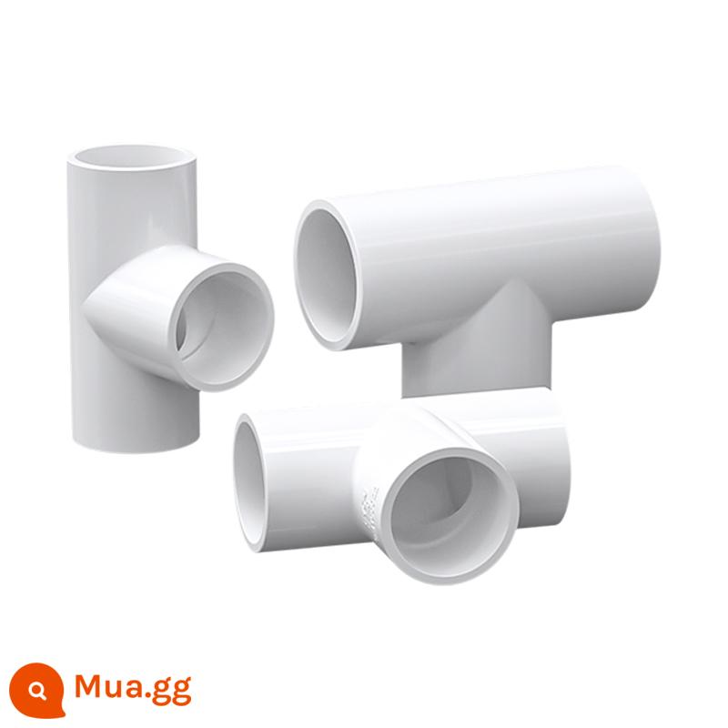 Khớp nối 4 điểm ống nước nhựa PVC giao diện UPVC ống nước phụ kiện đường ống 6 điểm 1 inch 20 25mm32 - Trắng [10 gói]