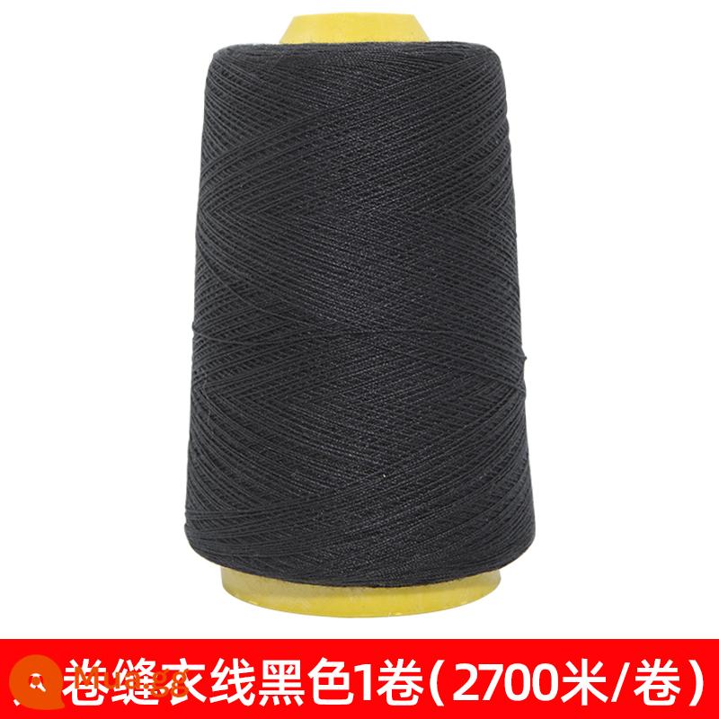 Hộ gia đình polyester fiber thread đường may thủ công đường chỉ may đường chỉ đen đường chỉ trắng bộ kim chỉ cuộn nhỏ đường chỉ may 402 đường chỉ may tay màu đỏ - 1 cuộn chỉ lớn màu đen (2700m/cuộn) - Mua 2 cuộn tặng bộ kim chỉ