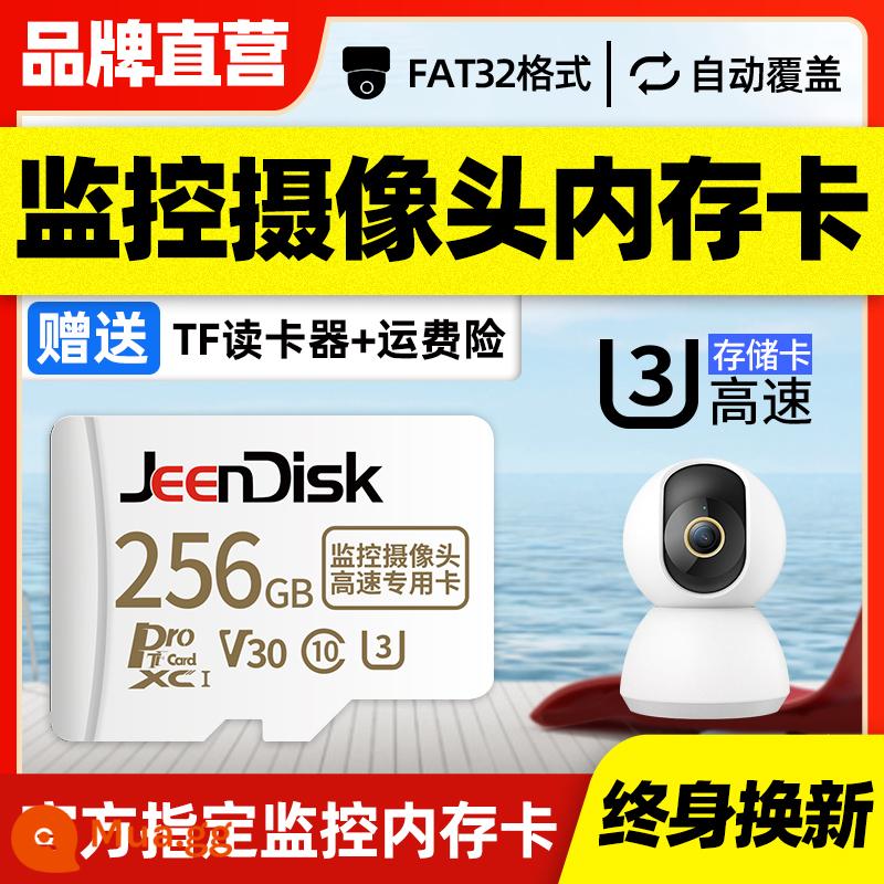 Bộ nhớ giám sát tại nhà thẻ chuyên dụng 128g camera 32g lưu trữ tốc độ cao thẻ sd fat32 định dạng thẻ nhớ tf - [256G] Giám sát thẻ nhớ đặc biệt ~ tốc độ cao và bền bỉ (đi kèm đầu đọc thẻ)