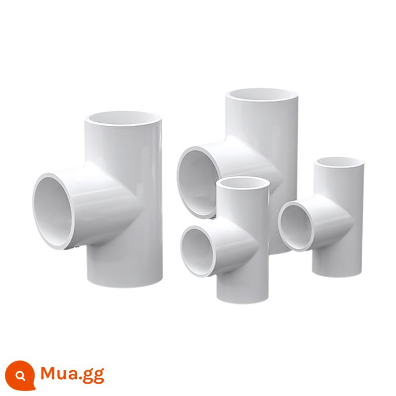 Khớp nối 4 điểm ống nước nhựa PVC giao diện UPVC ống nước phụ kiện đường ống 6 điểm 1 inch 20 25mm32 - Trắng [50 miếng]