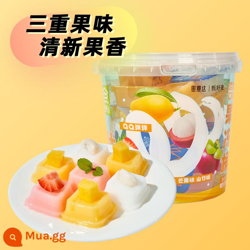 Hương vị trái cây hỗn hợp Lưới đỏ Các loại trái cây có giá trị cao Xô thạch Pudding Đồ ăn nhẹ cho trẻ em Đồ ăn vặt Đồ ăn nhẹ - [Gói Gia đình] Xô thạch các loại (Hương vị hỗn hợp) Mua 1 gói và 2 xô (khoảng 36 miếng)