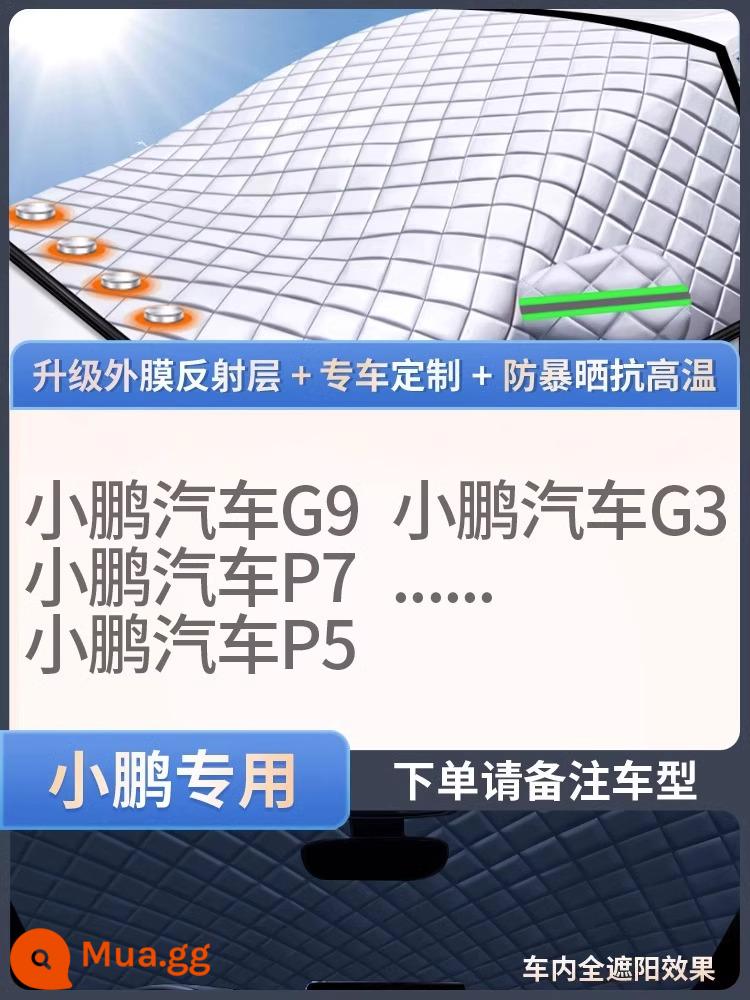 Lưới che nắng ô tô chống nắng cách nhiệt chống muỗi lưới cửa sổ ô tô dán cửa sổ chống muỗi rèm ô tô chống côn trùng ô tô riêng tư lưới chống muỗi - Mô hình hút từ tính được nâng cấp với kích thước tùy chỉnh [dành riêng cho Xiaopeng] nắp ba cửa sổ cực dày 丨cách nhiệt kép