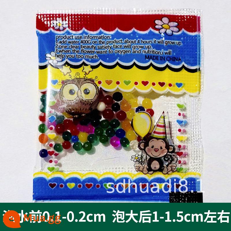 Hạt Overlord cực lớn SpongeBob SquarePants bóng thấm cực lớn bong bóng nước hạt lớn đồ chơi trẻ em pha lê bùn bóng đại dương bóng rồng - Một gói nhiều màu (dưới 100 viên, không nên dùng gói nhỏ)